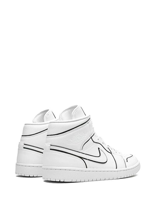Air jordan 1 mid black reflective new arrivals