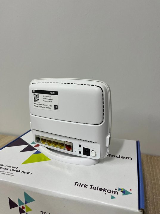 ZXHN ZTE H168N Türk Telekom 300Mbps Wifi Vdsl2/Fiber Modem (Kutulu