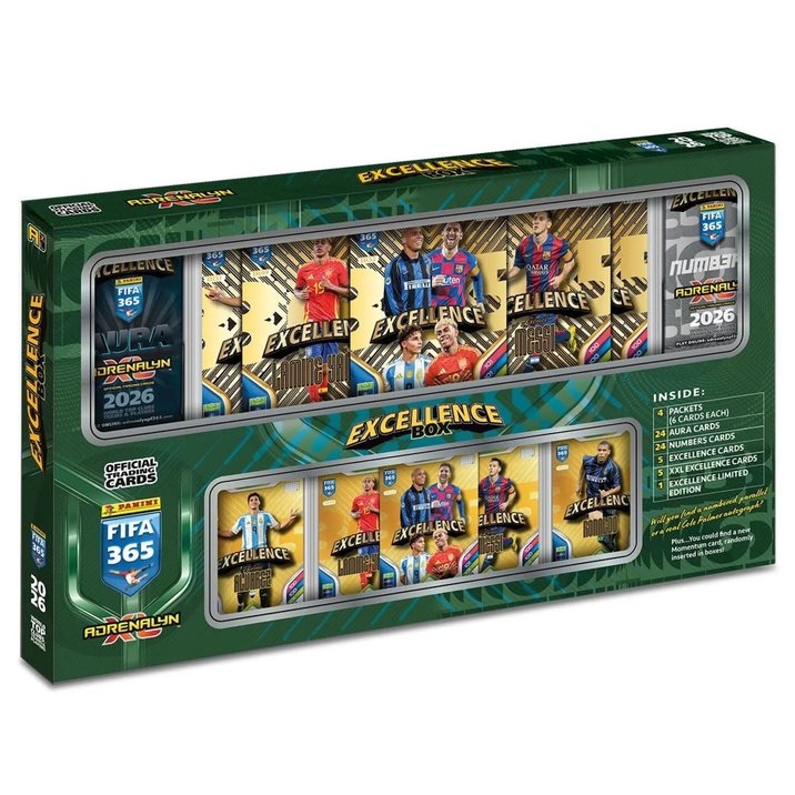 SINIRLI ADET!.. Panini FIFA 365 2026 Adrenalyn XL Excellence Box
