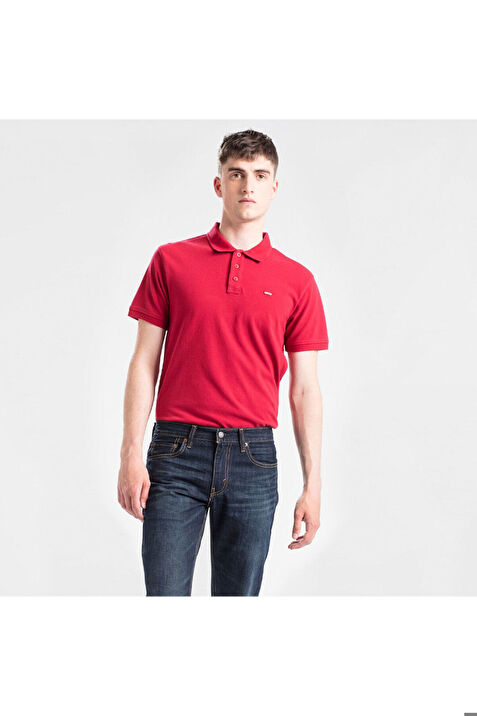 Levi s Polo Yaka Relaxed Fit K sa Kollu K rm z Erkek Pamuk T Shirt A0229 0009 Fiyatlar ve Modelleri Pazarama