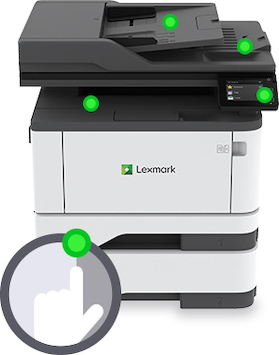 Lexmark MX431 Adn Yazıcı+Tarama+Fax 5 Yıl Yerinde Lexmark Garanti
