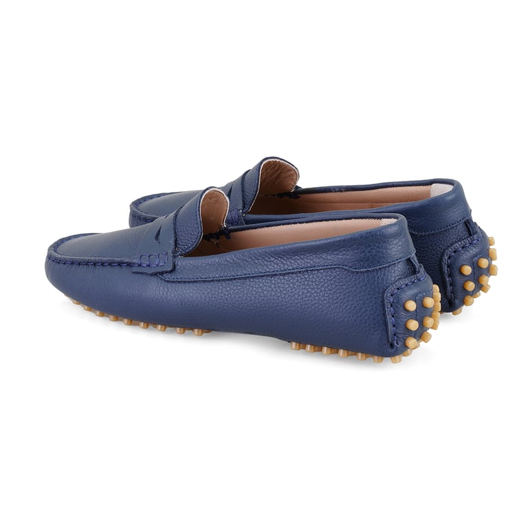 Kadın Lacivert Deri Loafer - Görsel 5