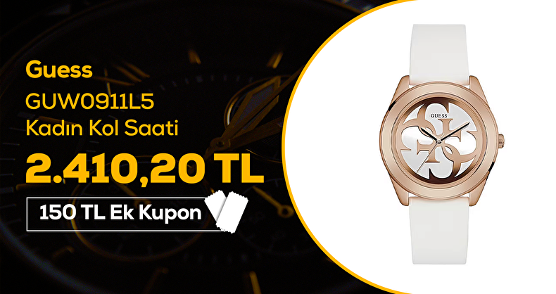Guess GUW0911L5 Kadın Kol Saati 2.410,20 TL + 150TL Kupon