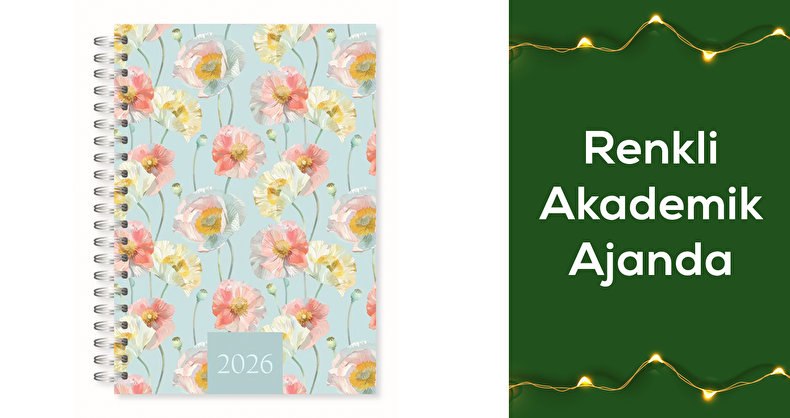 Renkli Akademik Ajanda