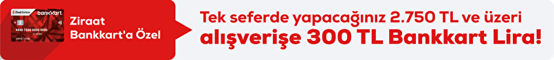 Ziraat 300 TL Bankkart Lira!