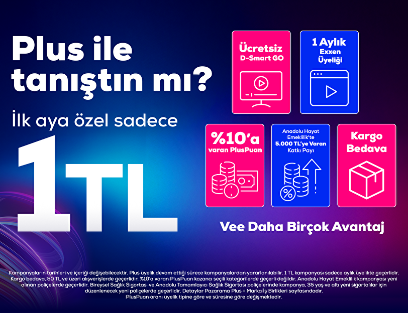 Pazarama Plus Koşulları