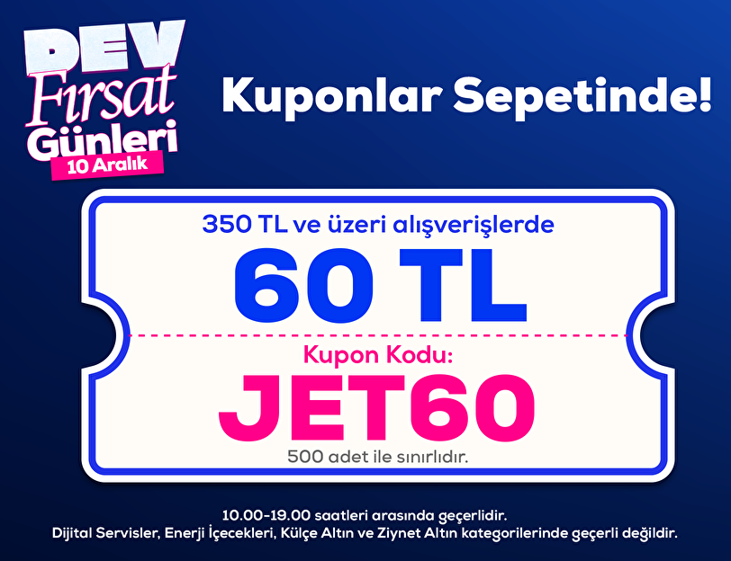 Jet60 Kuponu 