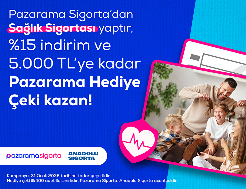 Sağlık Sigortası Alımına Hediye Çeki