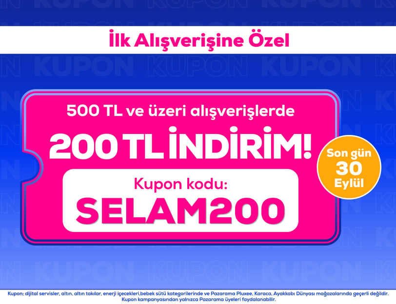 İlk alışveriş kuponu