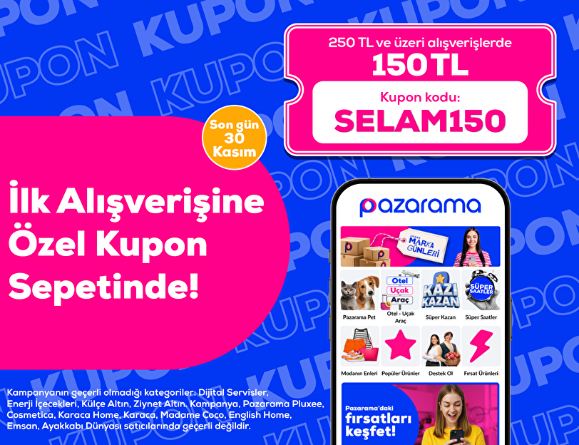 İlk alışveriş kuponu