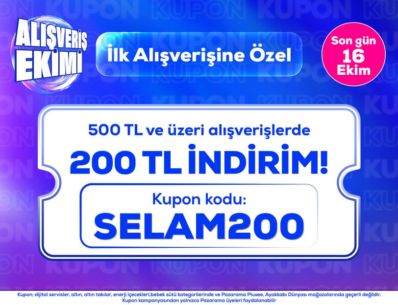 İlk alışveriş kuponu
