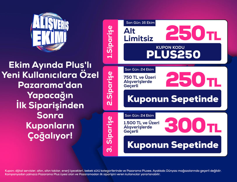 Plus Katlanan Kupon
