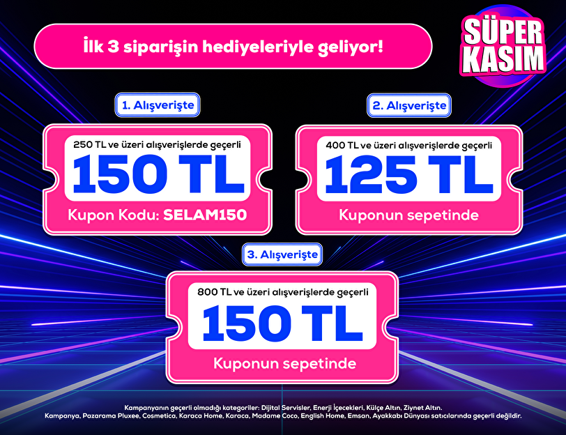 İlk alışveriş kuponuu