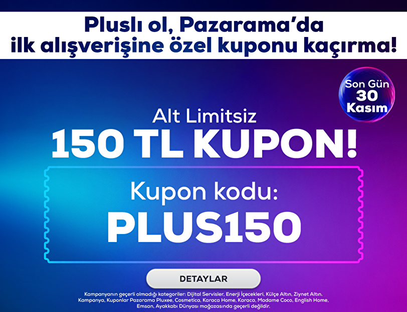 Pluslı İlk Alışverişe Hediye