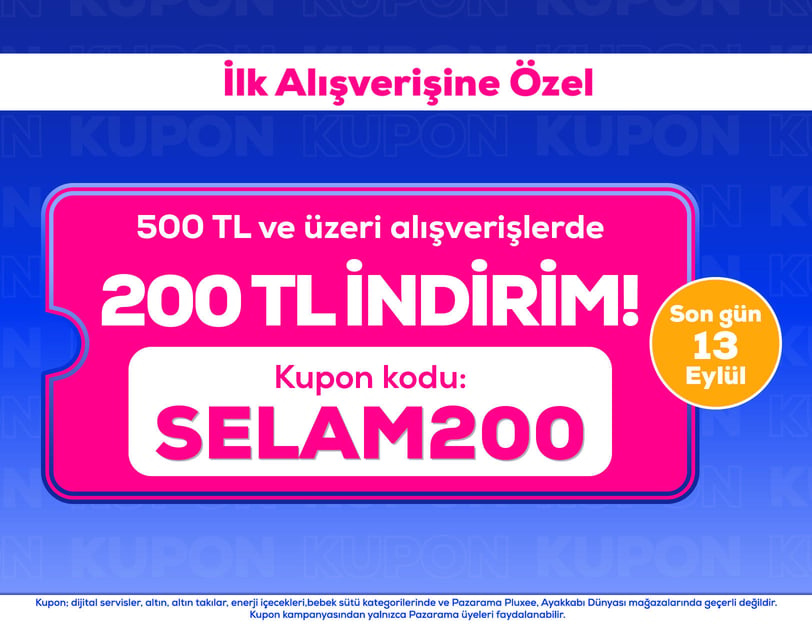 İlk alışveriş kuponu