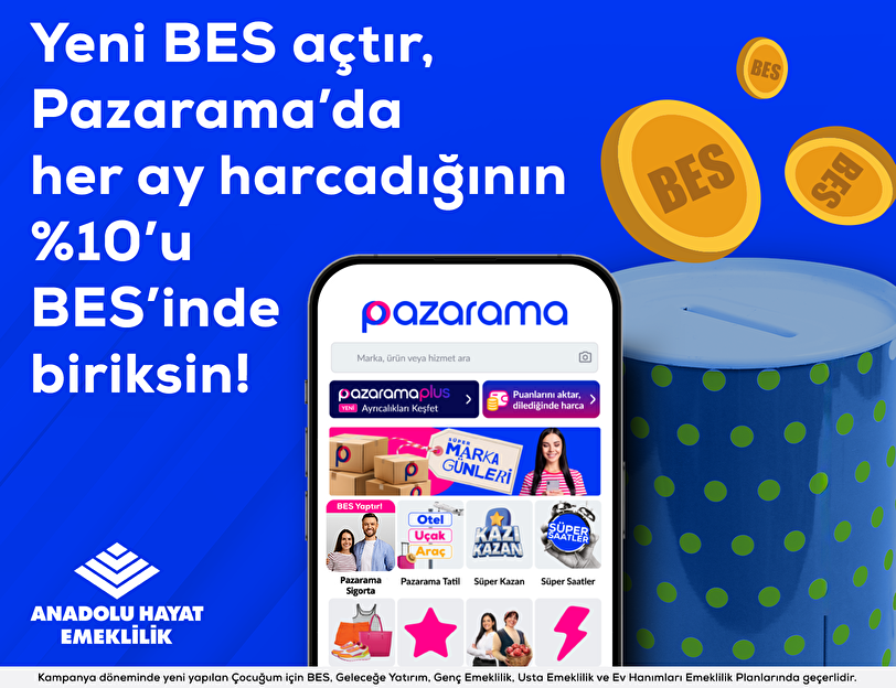 Pazarama'da Harca Bes'te Kazan!
