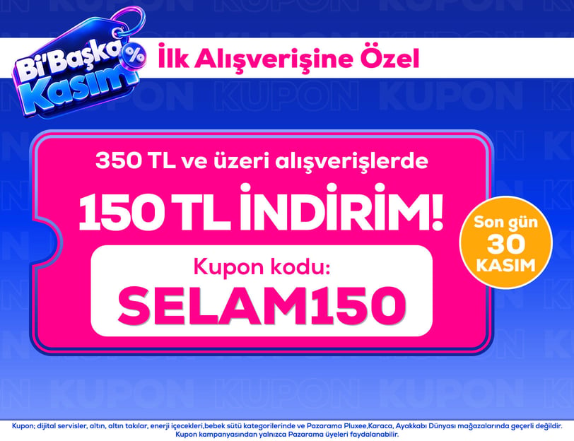 İlk alışveriş kuponu!