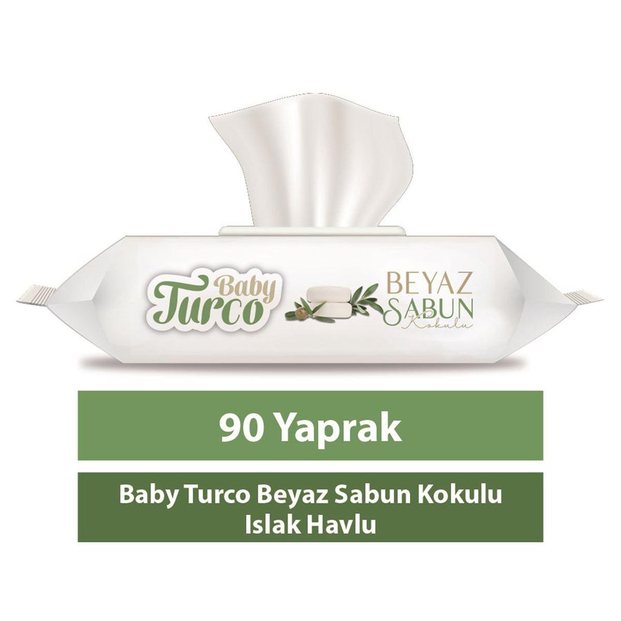 Baby Turco Beyaz Sabun Kokulu Islak Havlu (12*90) 1080 Yaprak ürün görseli
