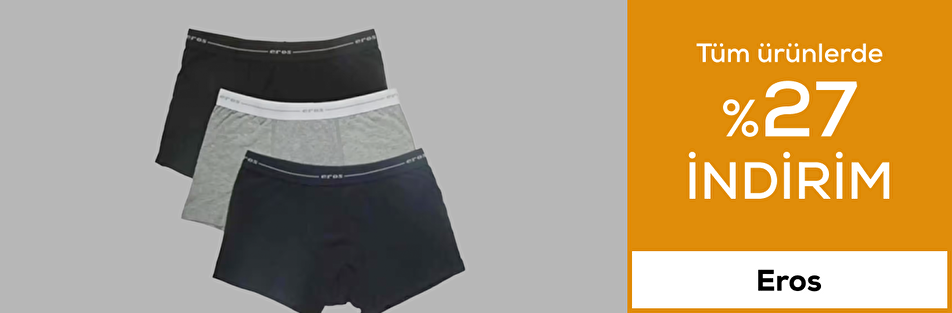 Loule mağazasında Eros Tüm Ürünlerinde %27 indirim