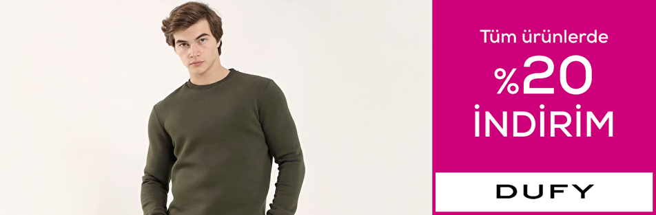 Dufy'de Sepette %20 İndirim!
