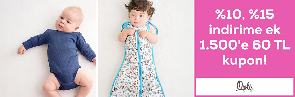 Owli Markasında %10-%15 İndirime ek 1500'e 60TL kupon