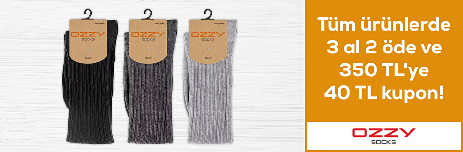 Ozzy Socks  mağazasında 3 al 2 öde