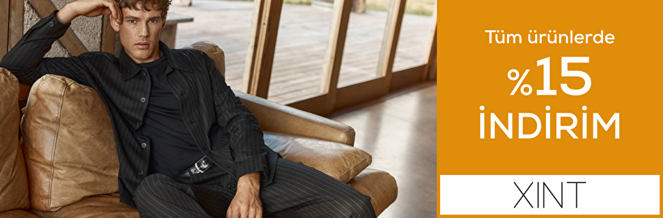 XİNT mağazasında %15 indirim