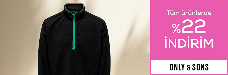 Varlık Store Only & Sons ürünlerinde %22 indirim