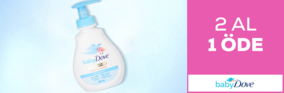 Baby Dove Seçili Ürünlerde 2 AL 1 ÖDE