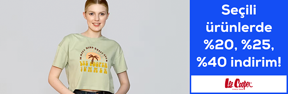 Lee Cooper seçili ürünlerde %35 indirim