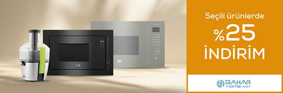 BAHAR HOME AVM Mağazasında Seçili Ürünlerde %25'e varan İndirim