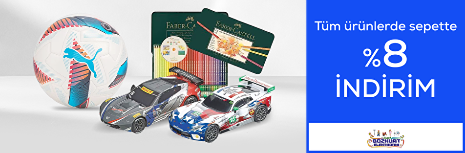 BOZKURTELEKTRONİK Tüm Ürünlerde Sepette %8 İndirim