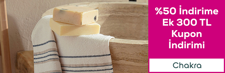 Chakra'da %50 İndirim
