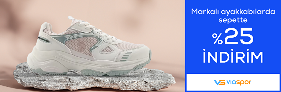 Viaspor Mağazasında sepette %25 İndirim !