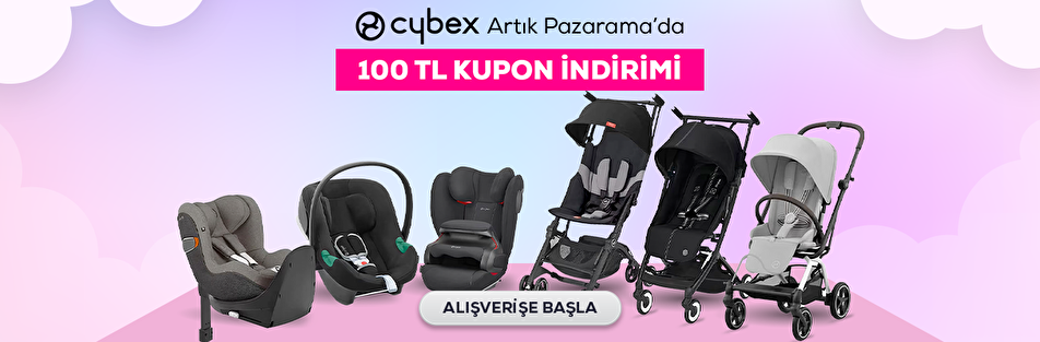 Cybex Mağazasında 100 TL Kupon