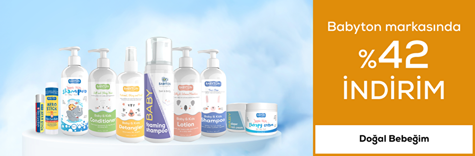 Doğal Bebeğim Mağazası Anne bebek ürünlerinde  Sepette %42 İndirim