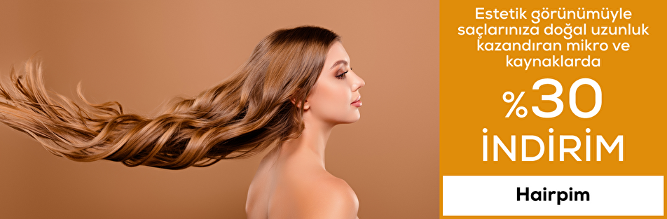 Hairpim Mağazasında Tüm Ürünlerde %30 İndirim