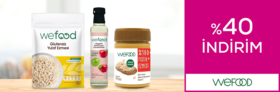Wefood Ürünlerinde %40 İndirim