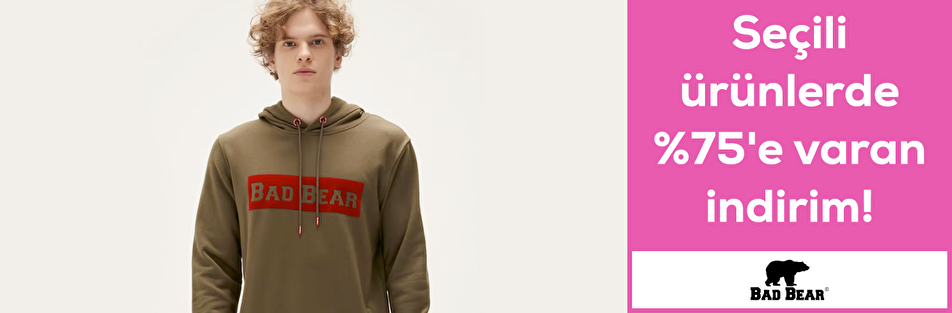 Bad Bear seçili ürünlerde %75'e varan indirim
