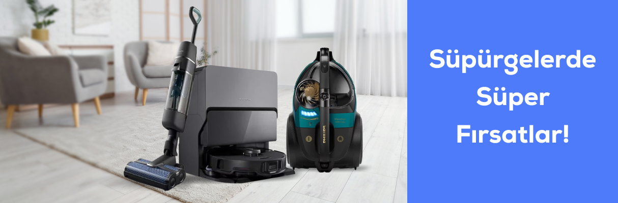 Süpürgelerde Süper Fırsatlar