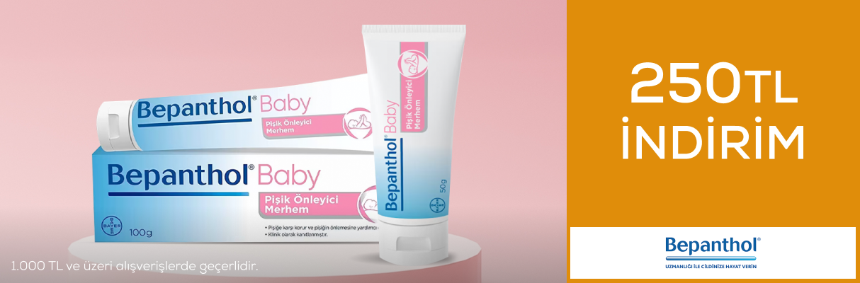 Bepanthol Markasında 1000'e 250TL indirim