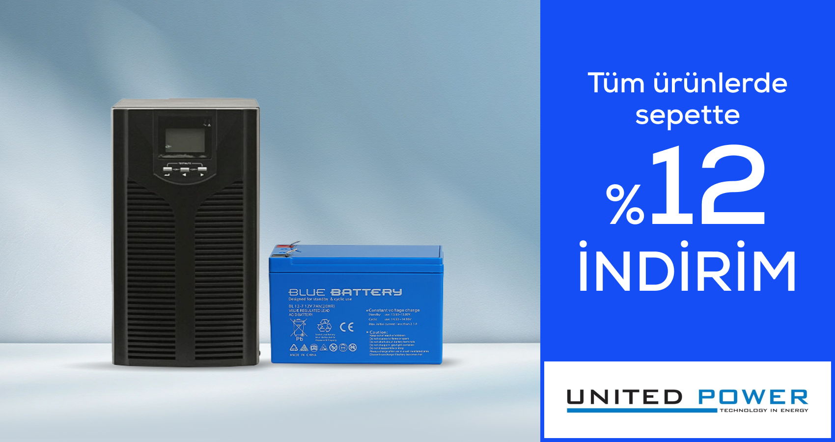 United Power %12 İndirim