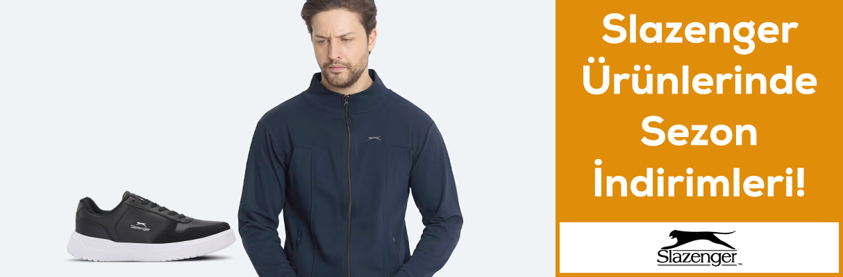 Slazenger ürünlerinde sezon indirimleri