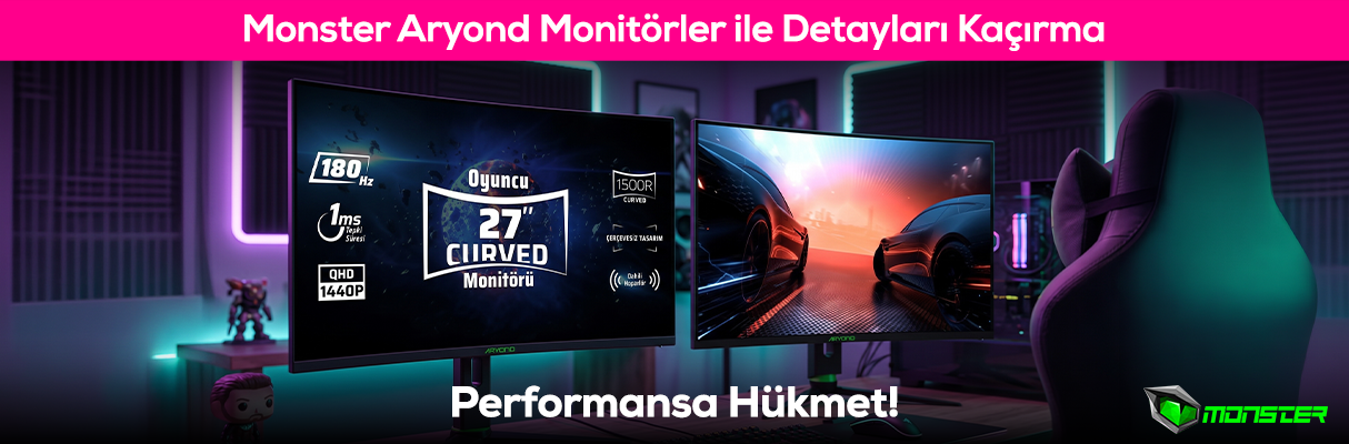 Monster Aryond Monitörler