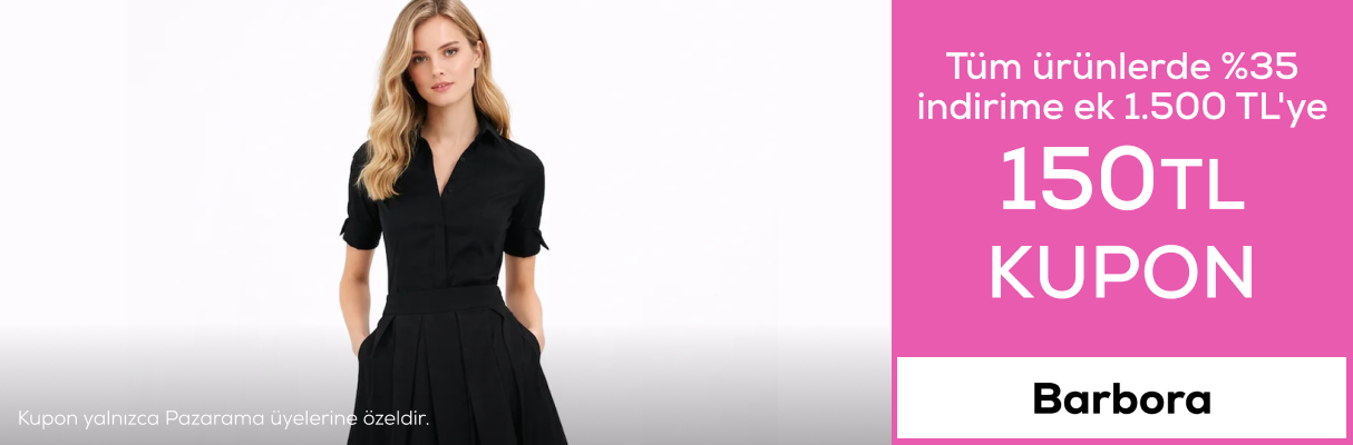 Barbora %35 indirime ek 1500 TL'ye 150 TL kupon