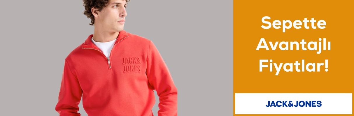 Jack Jones ürünlerinde sepette avantajlı fiyatlar