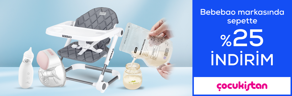 Bebebao Markasında Sepette %25 indirim
