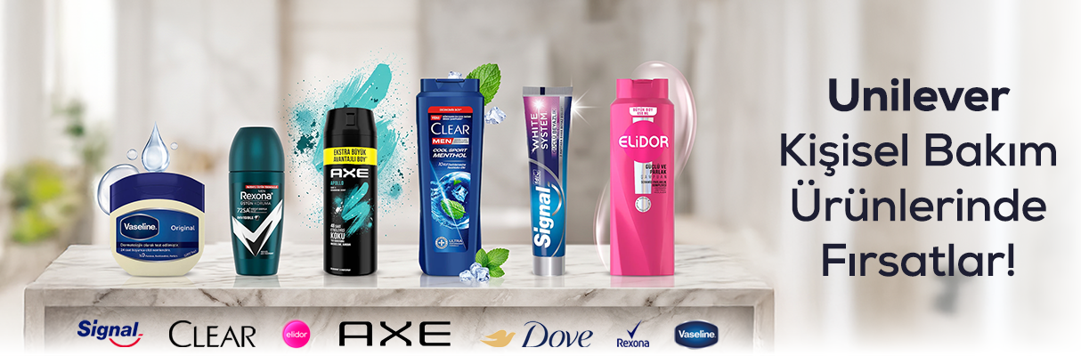 Unilever kişisel bakım ürünlerinde fırsatlar