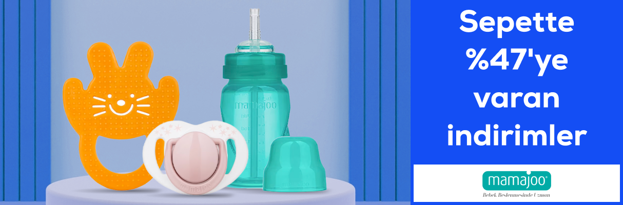 Mamajoo  markasında Sepette %47 varan indirimler