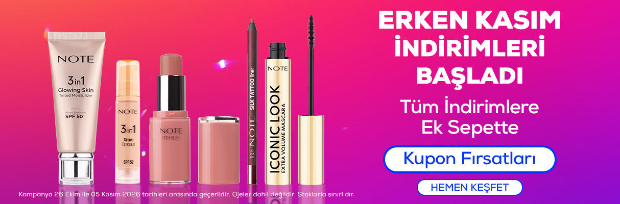 Note Cosmetique Erken Kasım